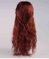 Gilded Goddess Reddish Brown Wig